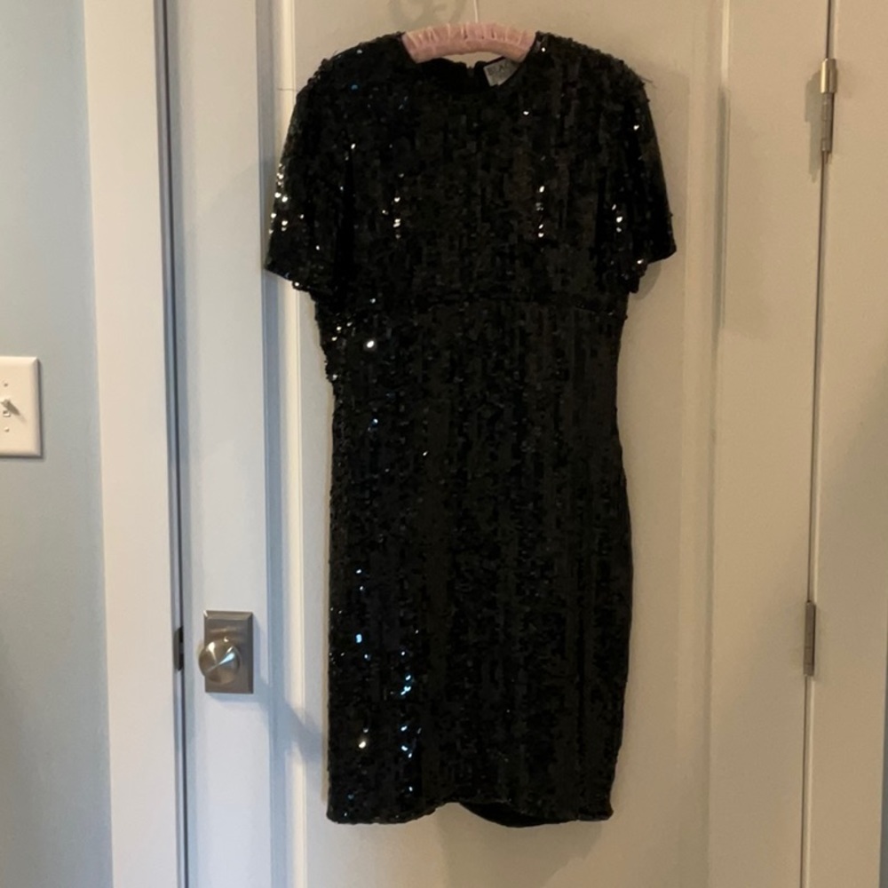 Black Sequin Dress